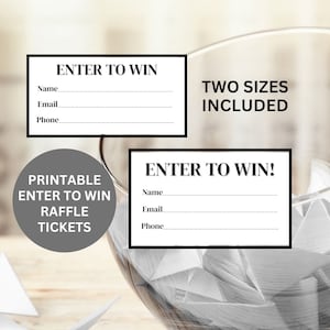Formulaire de billet de tombola, Imprimez votre billet « Participez à gagner », Billet de tombola, Panier de billets de tombola, « Participez à gagner », « Billet cadeau », « Ticket d'entrée »