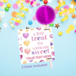 Bewerkbare lollyhouder, lollyhoudertag, lollytag afdrukbaar, bewerkbare lollytag, afdrukbare lollyhouder, verjaardagstag