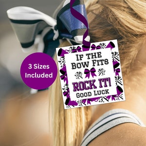 Cheer Tag, Cheerleading Tag, Good Luck Cheer Tag, Cheer Snack Tag,  Printable Cheer Tag, Cheerleading Treat Tag, Cheerleader Tag, Cheer Camp