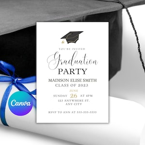 Graduation Invitation, Graduation Invite Template, Graduation Invite, Graduation Party Invitation, Graduation Invite, Grad Party Invitation