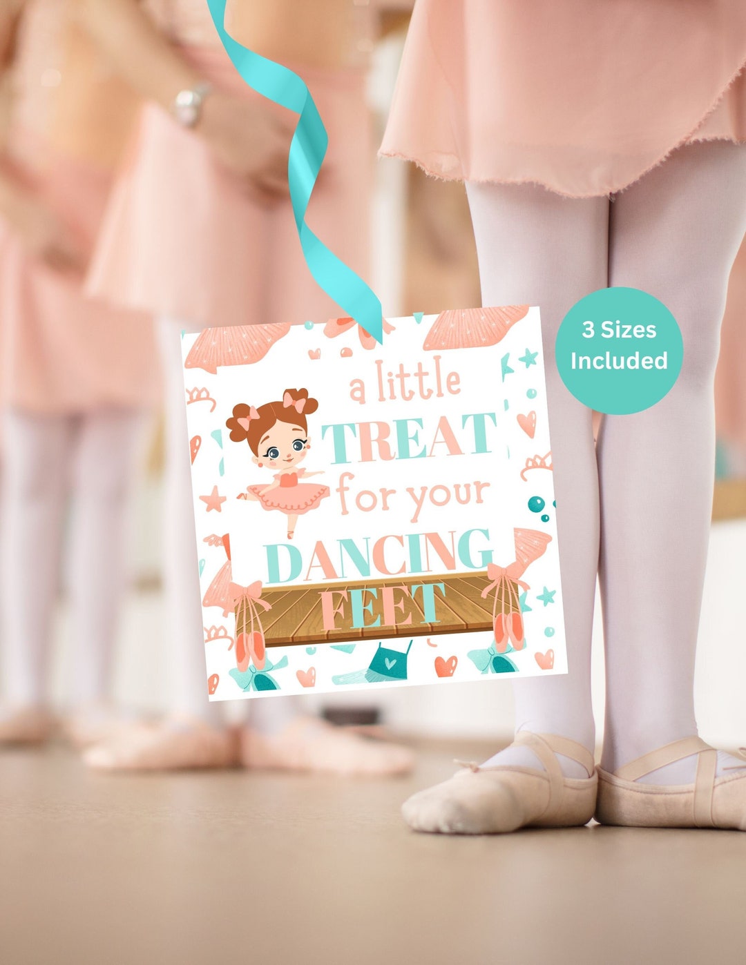 Dance Gift Tags, Dance Tags, Good Luck Treat Tags, Dance Snack Tags