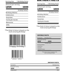 Rice Krispies Template, Blank Rice Krispies Template, Editable Rice Krispies Template, Rice Krispies Label, Krispies Treat Label. 1.3 oz image 6