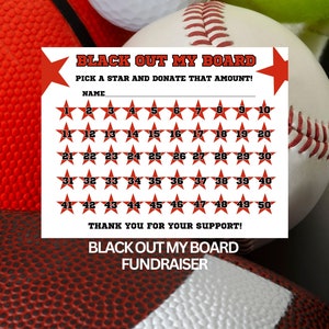 Recaudación de fondos para Black Out My Board, Recaudación de fondos para Black Out My Board, Calendario de recaudación de fondos para deportes, Recaudación de fondos para deportes