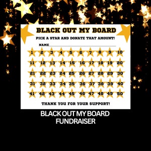 Recaudación de fondos para Black Out My Board, Recaudación de fondos para Black Out My Board, Calendario de recaudación de fondos para deportes, Recaudación de fondos para deportes