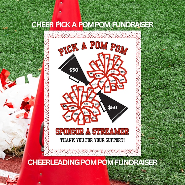 Cheerleading Fundraiser, Cheer Fundraiser, Sport Calendar Fundraiser, Cheer Fundraiser Printable, Cheerleading Fundraiser Flyer, Cheer Flyer