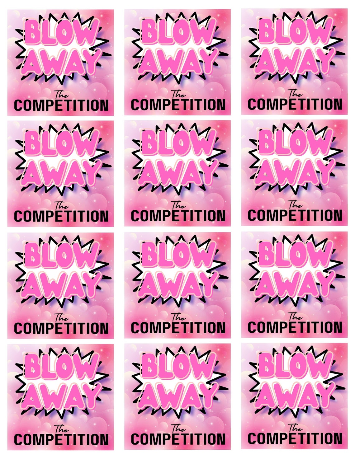 Cheer Gift Tags Cheerleading Treat Tags Good Luck Treat | Etsy