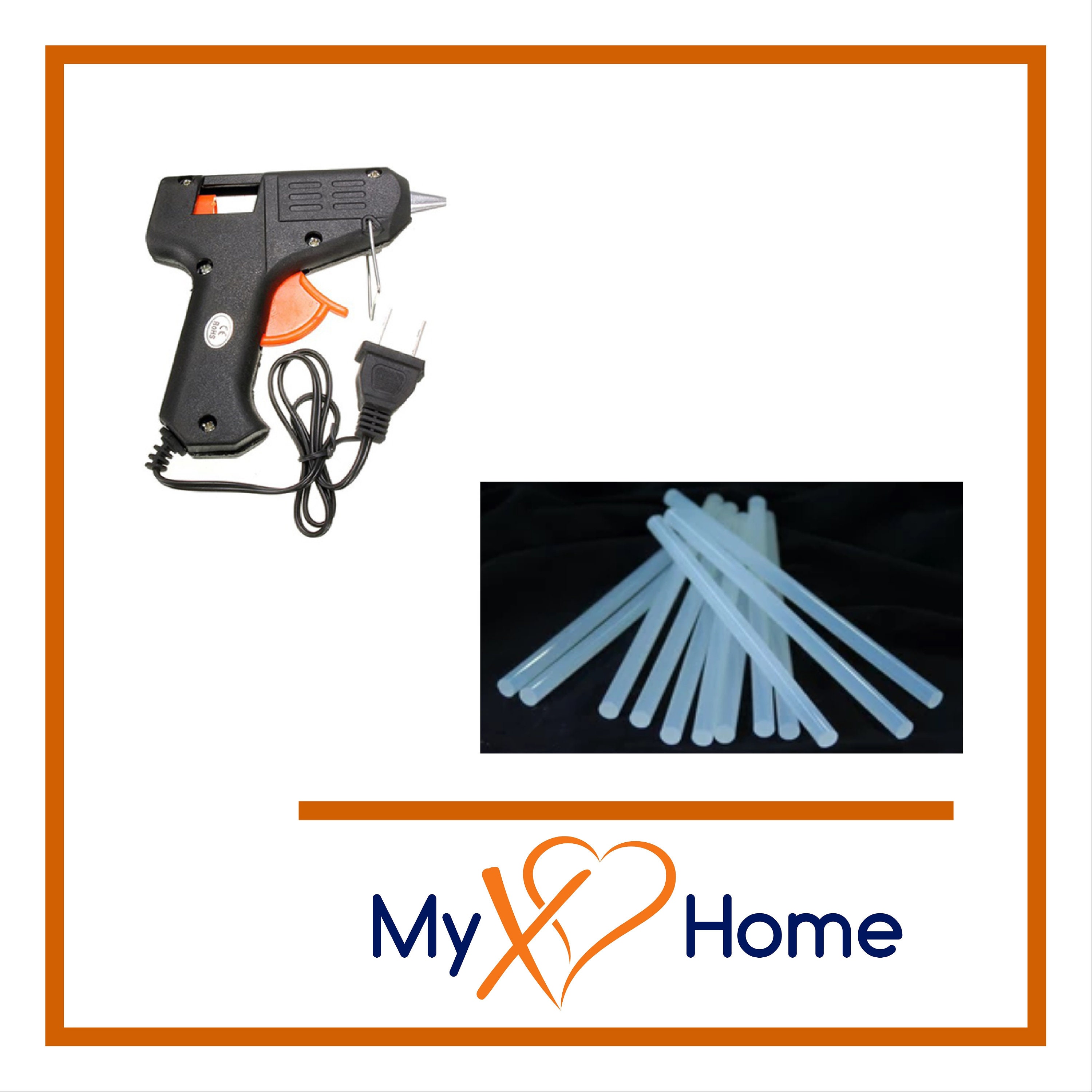 0.3 in 7mm Green Glow in the Dark Glue sticks for Hot Glue Gun