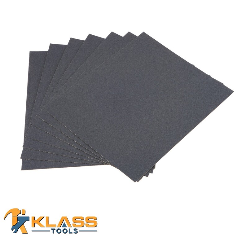 x 11 in 220 Grit Silicon Wet Dry Sandpaper 9 in Sheet