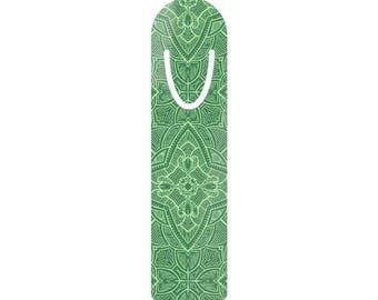 Personalisiertes Aluminium Lesezeichen: Mandala Design, Leser Geschenk
