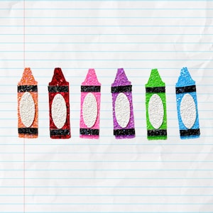 Crayon Hair Bow, Back To School Hair Bow, Crayon Hair Clips, Back To School Bows, Back To School Outfit