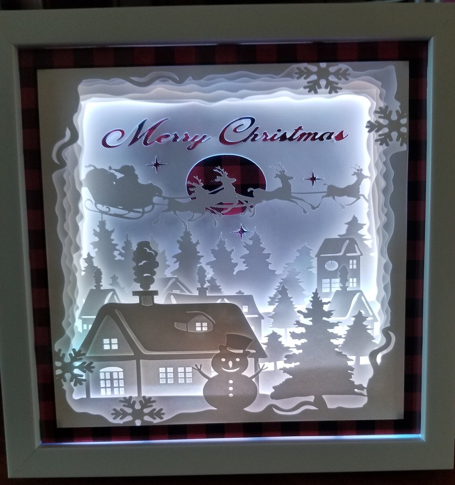Christmas Light Box Etsy