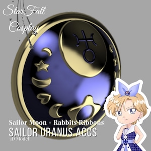 Uranus Rabbit Ribbon Cosplay Accessories 3D Model