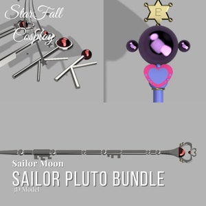 Sailor Pluto 3D Bundle