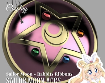 Moon Rabbit Ribbon Cosplay Accessories 3D Model