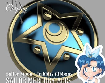 Mercury Rabbit Ribbon Cosplay Accessories 3D Model