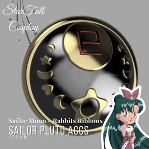 Pluto Rabbit Ribbon Cosplay Accessories 3D Model