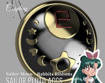 Pluto Rabbit Ribbon Cosplay Accessories 3D Model