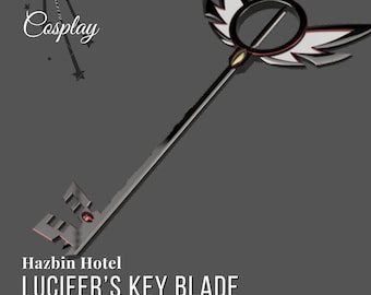 Lucifer Morningstar's Keyblade 3D Model Hazbin Hotel Cosplay