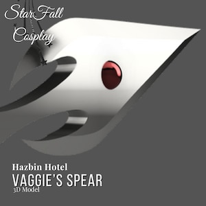 Vaggie Spear 3D Model Hazbin Hotel