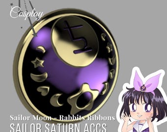 Saturn Rabbit Ribbon Cosplay Accessories 3D Model