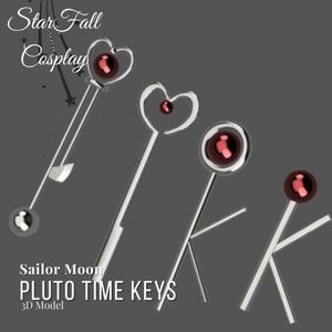 Sailor Pluto Keys 3D Model