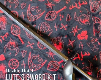 Lute's Sword Hazbin Hotel Cosplay Prop Kit