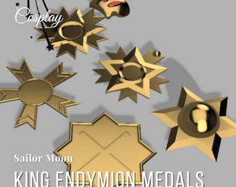 King Endymion&#39;s Medals 3D Model