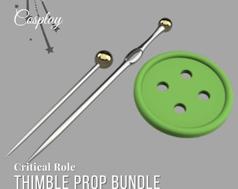 Thimble Prop Bundle Critical Role Cosplay 3D Models