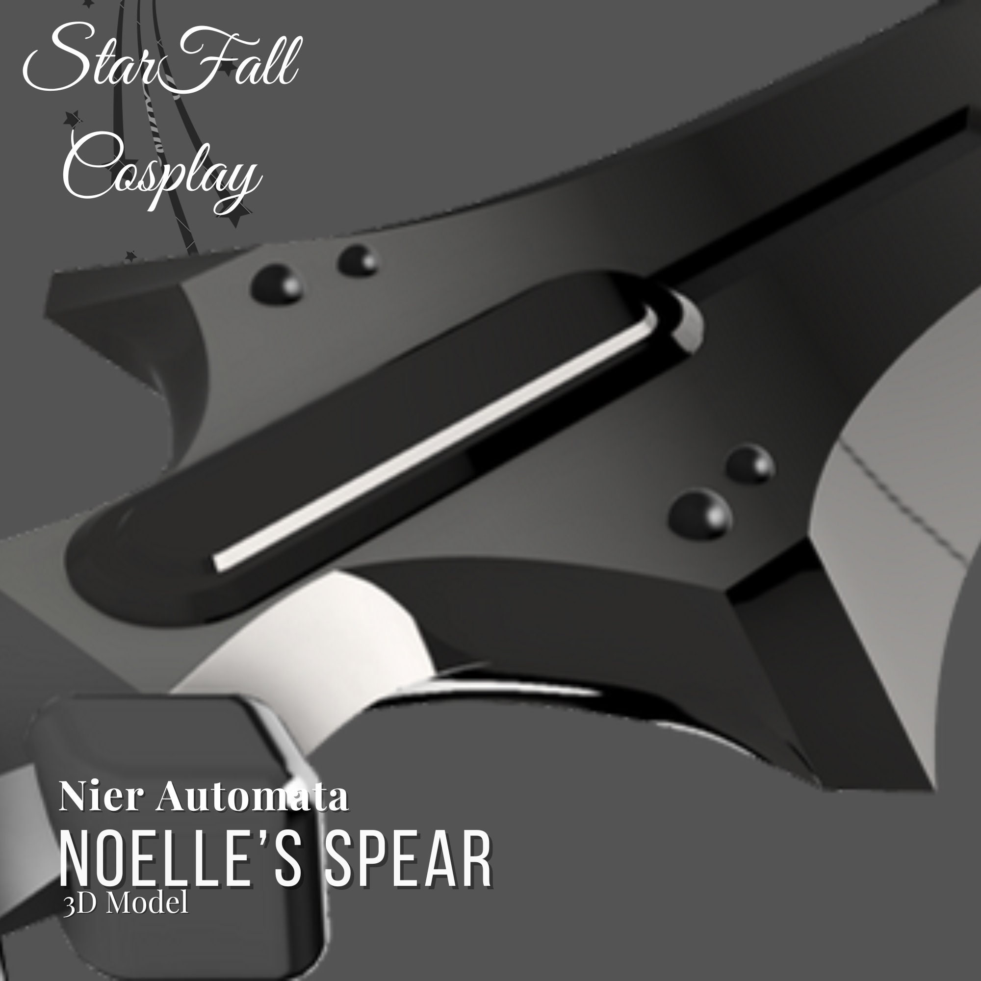Noelle's Spear Nier Automata 3D Model - Etsy