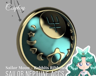 Cinta de conejo de Neptuno, accesorio de cosplay, modelo 3D
