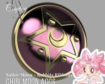 Chibi Rabbit Ribbon Cosplay Accessories 3D Model