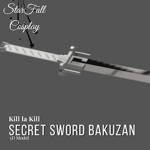 Secret Sword Bakuzan 3D Model