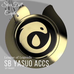 Spirit Blossom Yasuo Accs 3D Model