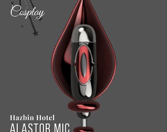 Alastor Mic 3D Model Hazbin Hotel