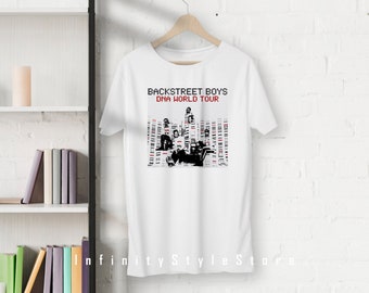 Backstreet Boys DNA Tour 2019 Concert Ladies Women Men Unisex Baggy T Shirt 2228