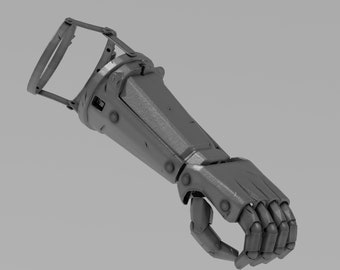 Gut's Mechanical Arm Manga Accurate Wearable 3D Model Fan Art for Cosplay