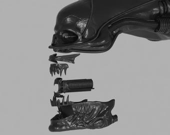 ◆HOODHOOD◆ Big size alien HDBD03AC02 alienheadhoodie-front_09daf2b4