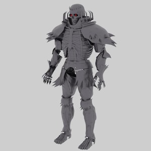 Skeleton Knight Manga Accurate 3D Model Fan Art for Cosplay