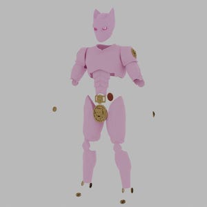 Killer Stand 3D Model Fan Art for Cosplay