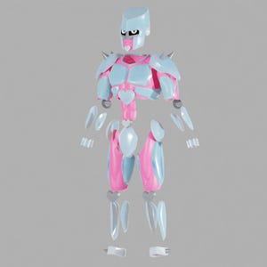 Diamond Stand Manga Accurate 3D Model Fan Art for Cosplay