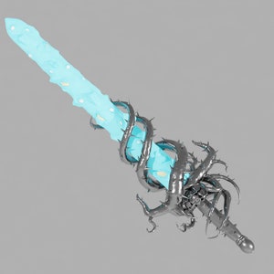 Sword of Actuation Manga Accurate  3D Model Fan Art for Cosplay