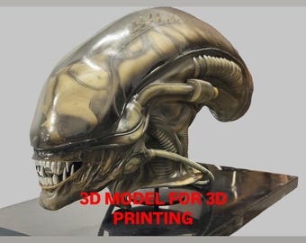 Alien (1979) Screen Accurate Big Chap Head 3D Model Fan Art - Etsy