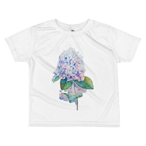 Aquarell Hydrangea All-over Kids Sublimation T-Shirt