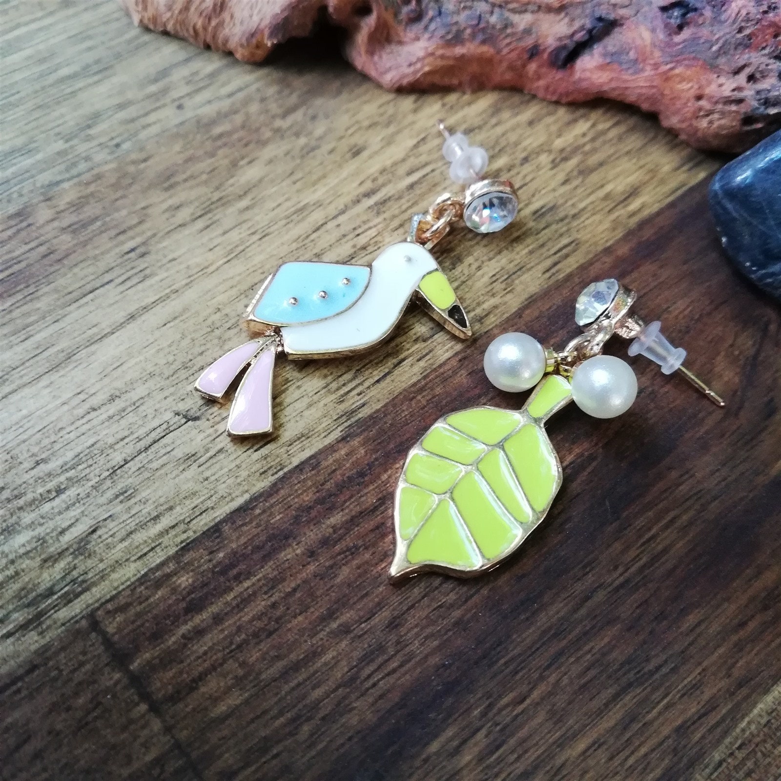 Bird Minimalist Handmade Bird Earrings, Chandelier Earrings, Fair Trade