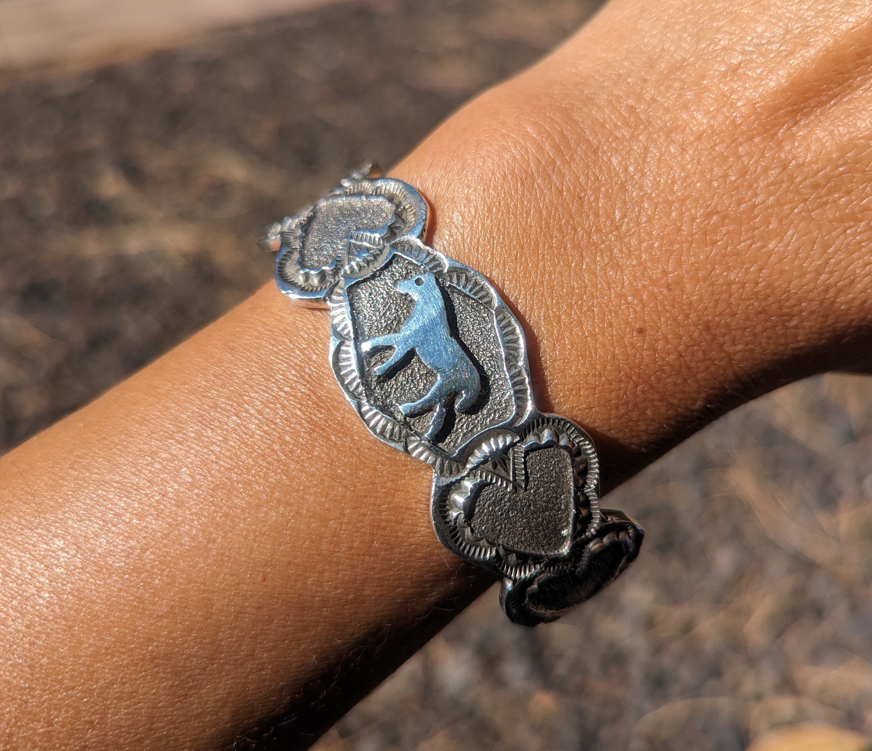 Wonderful Vintage Native American Jewelry Navajo Dynamic Blue Sterling Silver John Begay Bracelet Wonderful Vintage Native American Jewelry Navajo Dynamic Blue Sterling Silver John Begay Bracelet