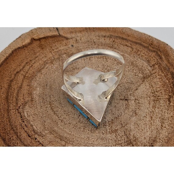 Handmade Zuni Ring D. Quam Sterling Silver Native American Jewelry