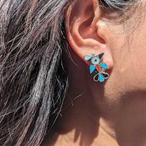 アクセサリー Zuni ピアス ビンテージ ネイティブ ナバホ 40s