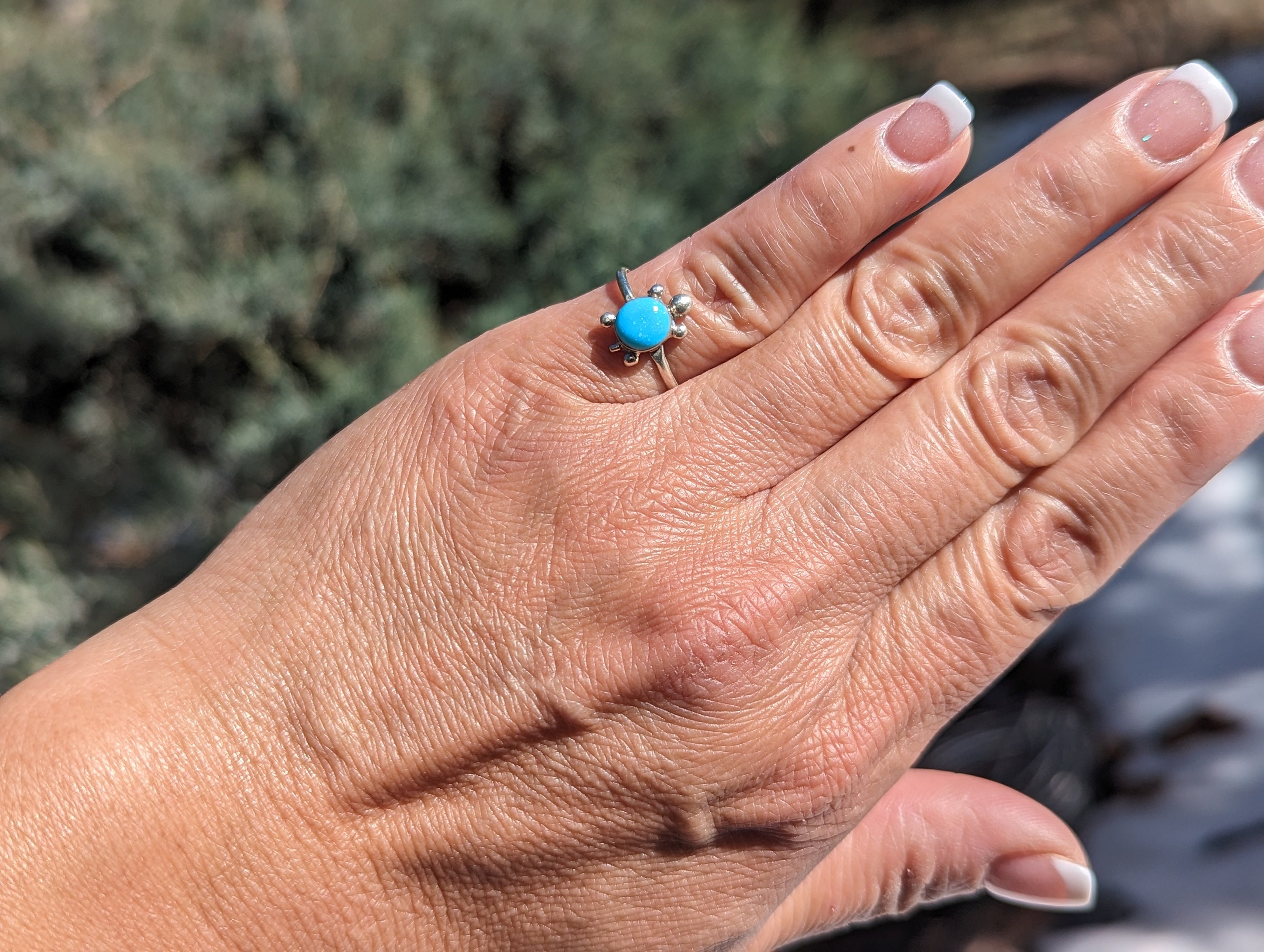 Native American Jewelry Navajo Women's Ring Sterling Silver