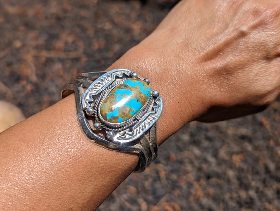 Navajo cheap turquoise bracelet