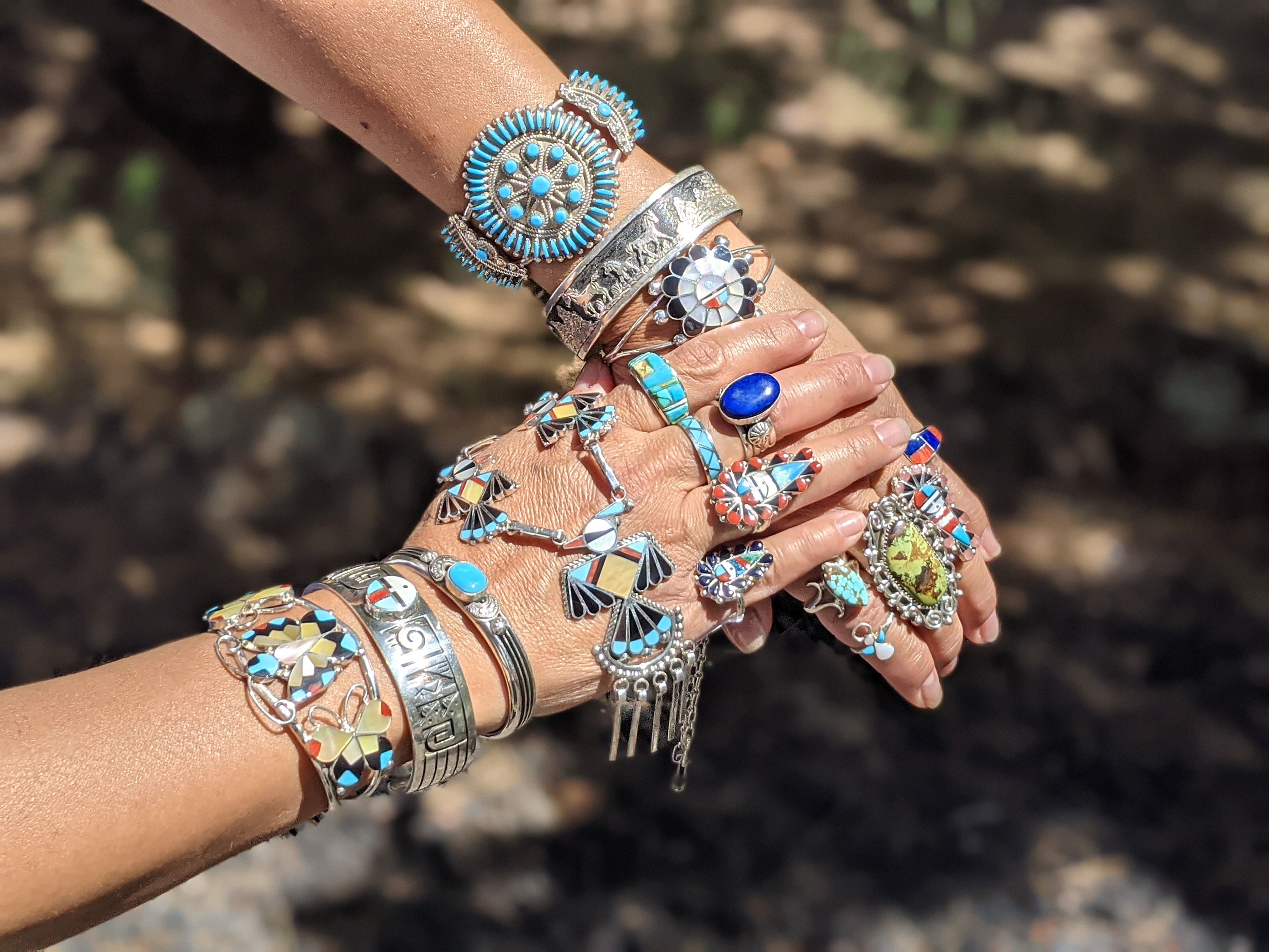 Native American Jewlry Hopi Thin Bracelet Tribal Sterling Native American Jewlry Hopi Thin Bracelet Tribal Sterling